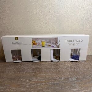 New Threshold Juice Glasses Set of 4